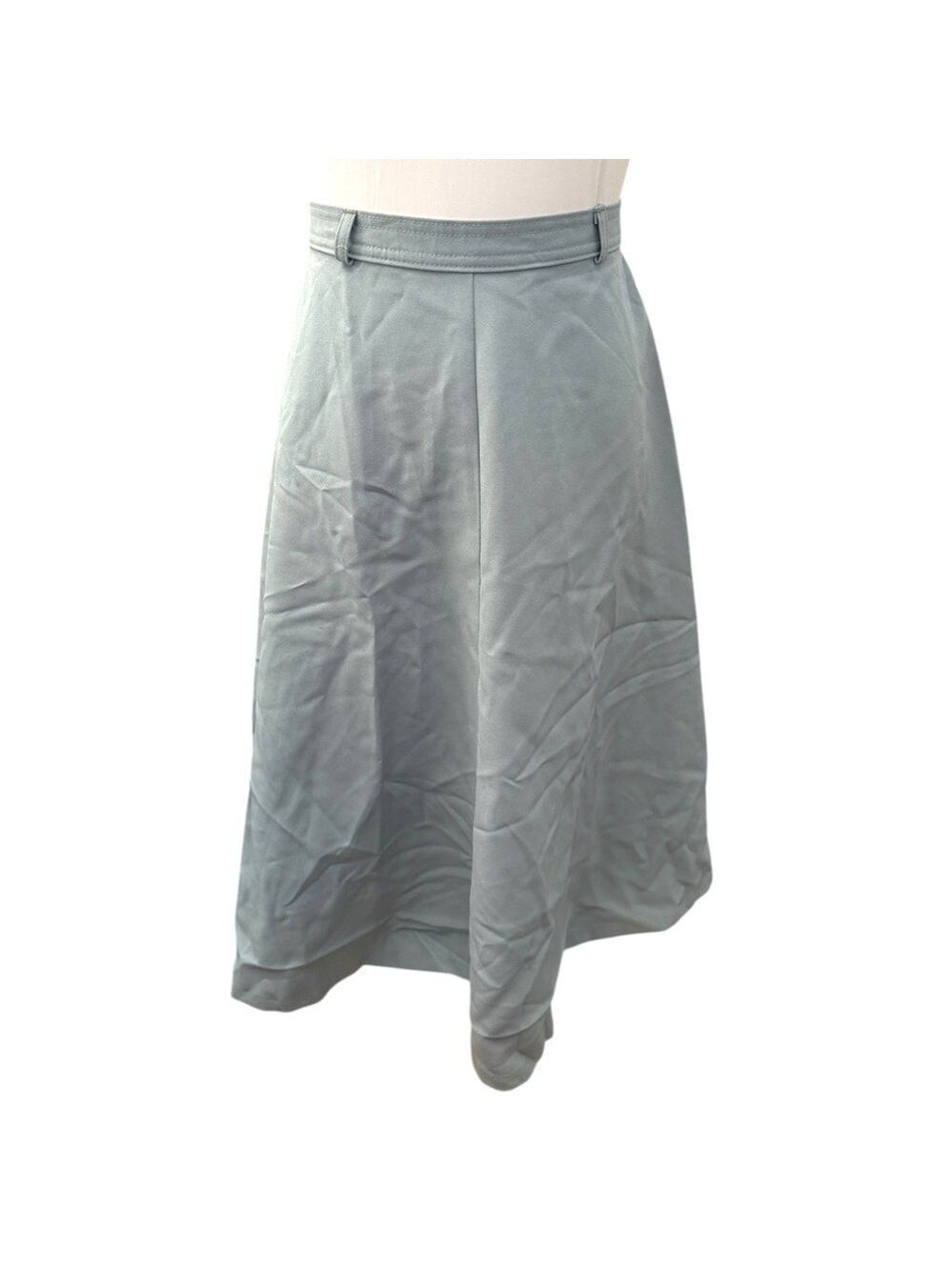 NWT Vintage British Canvas Styled In California Gray Skirt Size 9/10 - Picture 2 of 6